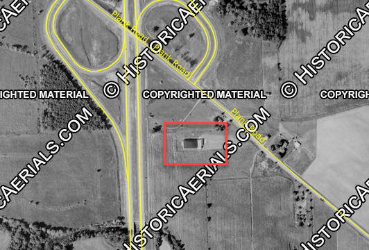 Cloverleaf Lanes - 1963 Aerial